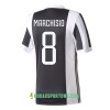 Koszulka Juventus Marchisio 8 Domowe Stroje Piłkarskie 2017/18 Krótki Rękaw