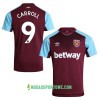 Koszulka West Ham United Carroll 9 Domowe Stroje Piłkarskie 2017/18 Krótki Rękaw