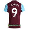 Koszulka West Ham United Carroll 9 Domowe Stroje Piłkarskie 2017/18 Krótki Rękaw