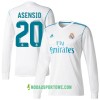 Koszulka Real Madryt Asensio Domowe Stroje Piłkarskie 2017/18 Długi Rękaw