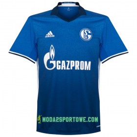 Koszulka FC Schalke 04 Domowe Stroje Piłkarskie 2017/18 Krótki Rękaw