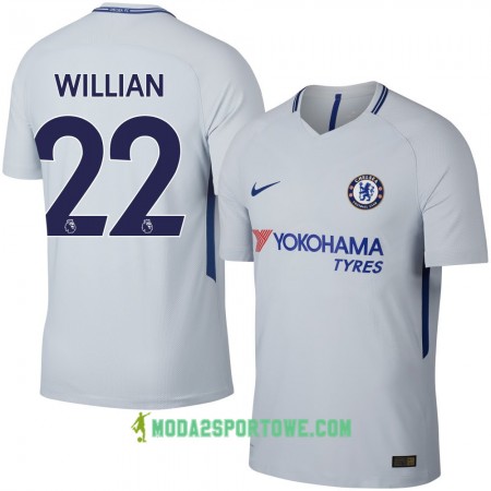 Koszulka Chelsea William Wyjazdowe Stroje Piłkarskie 2017/18 Krótki Rękaw