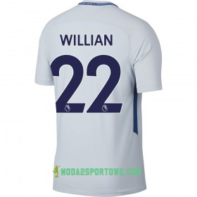 Koszulka Chelsea William Wyjazdowe Stroje Piłkarskie 2017/18 Krótki Rękaw