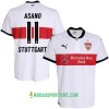 Koszulka VfB Stuttgart Asano 11 Domowe Stroje Piłkarskie 2017/18 Krótki Rękaw