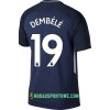Koszulka Tottenham Hotspur Dembélé 19 Wyjazdowe Stroje Piłkarskie 2017/18 Krótki Rękaw