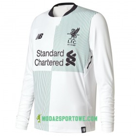 Koszulka Liverpool Wyjazdowe Stroje Piłkarskie 2017/18 Długi Rękaw