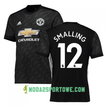Koszulka Manchester United SMALLING 12 Wyjazdowe Stroje Piłkarskie 2017/18 Krótki Rękaw