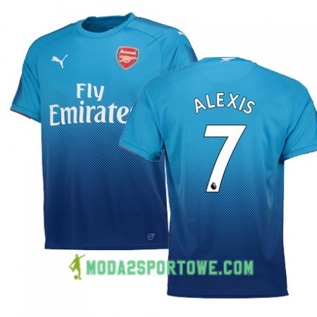 Koszulka Arsenal ALEXIS 7 Wyjazdowe Stroje Piłkarskie 2017/18 Krótki Rękaw