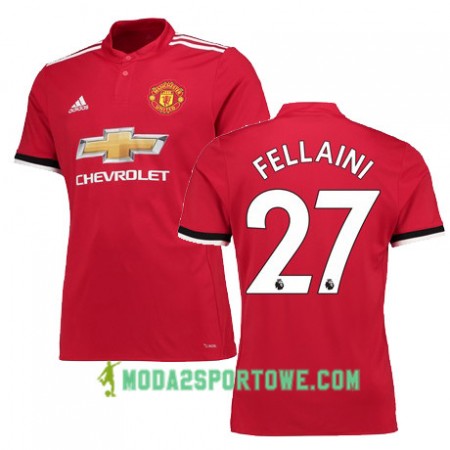 Koszulka Manchester United FELLAINI 27 Domowe Stroje Piłkarskie 2017/18 Krótki Rękaw