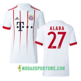 Koszulka Bayern Monachium ALABA 27 Trzeci Stroje Piłkarskie 2017/18 Krótki Rękaw