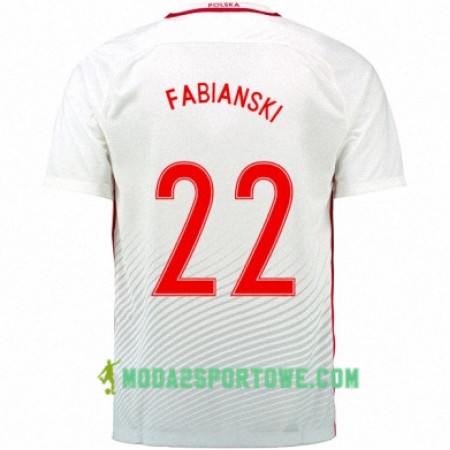 Koszulka Polska LUKASZ FABIANSKI Domowe Stroje Piłkarskie Euro 2016
