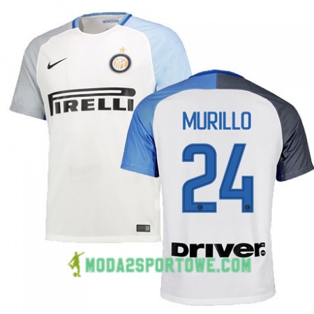 Koszulka Inter Mediolan MURILLO 24 Wyjazdowe Stroje Piłkarskie 2017/18 Krótki Rękaw