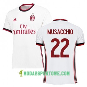 Koszulka AC Milan MStany ZjednoczoneCCHIO 22 Wyjazdowe Stroje Piłkarskie 2017/18 Krótki Rękaw
