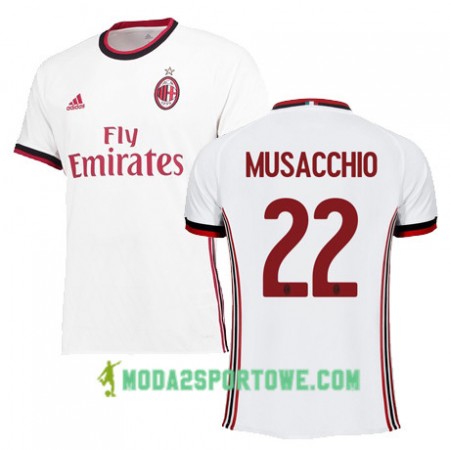 Koszulka AC Milan MStany ZjednoczoneCCHIO 22 Wyjazdowe Stroje Piłkarskie 2017/18 Krótki Rękaw