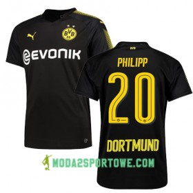 Koszulka Borussia Dortmund PHILIPP 20 Wyjazdowe Stroje Piłkarskie 2017/18 Krótki Rękaw