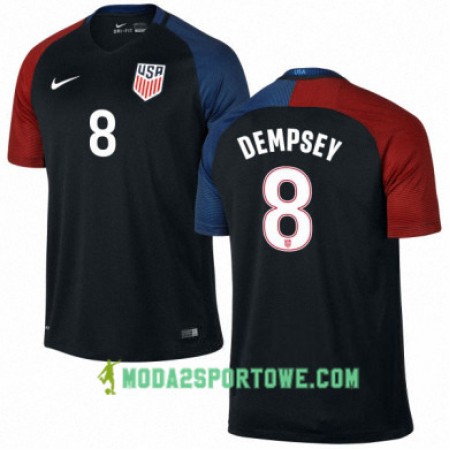 Koszulka Stany Zjednoczone CLINT DEMPSEY Wyjazdowe Stroje Piłkarskie 2016/17 Krótki Rękaw