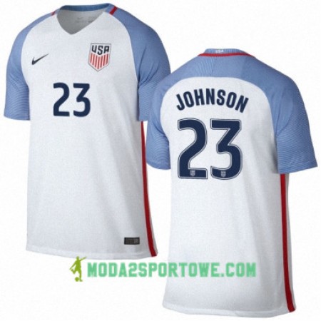 Koszulka Stany Zjednoczone FABIAN JOHNSON Domowe Stroje Piłkarskie 2016/17 Krótki Rękaw