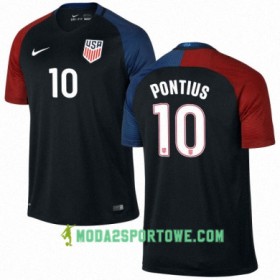 Koszulka Stany Zjednoczone CHRISTIAN PULISIC Wyjazdowe Stroje Piłkarskie 2016/17 Krótki Rękaw