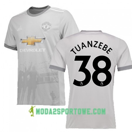 Koszulka Manchester United TUANZEBE 38 Trzeci Stroje Piłkarskie 2017/18 Krótki Rękaw