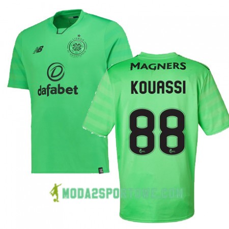 Koszulka Celtic FC Eboue Kouassi Trzeci Stroje Piłkarskie 2017/18 Krótki Rękaw
