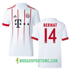 Koszulka Bayern Monachium BERNAT 14 Trzeci Stroje Piłkarskie 2017/18 Krótki Rękaw