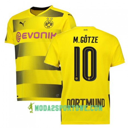 Koszulka Borussia Dortmund M GOTZE 10 Domowe Stroje Piłkarskie 2017/18 Krótki Rękaw