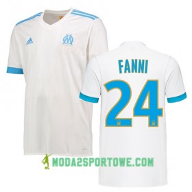 Koszulka Olympique Marsylia ROD FANNI 24 Domowe Stroje Piłkarskie 2017/18 Krótki Rękaw