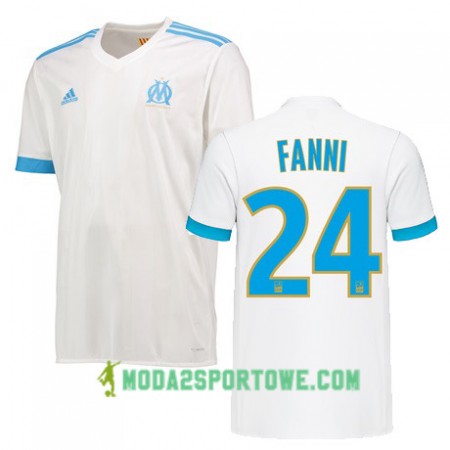 Koszulka Olympique Marsylia ROD FANNI 24 Domowe Stroje Piłkarskie 2017/18 Krótki Rękaw