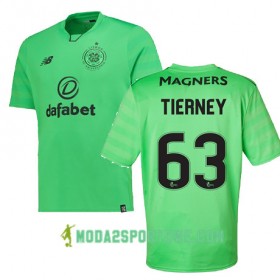 Koszulka Celtic FC KIERAN TIERNEY Trzeci Stroje Piłkarskie 2017/18 Krótki Rękaw