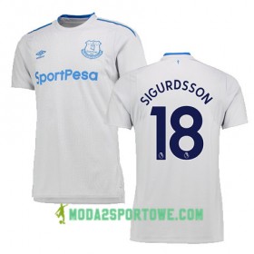 Koszulka Everton SIGURDSSON Wyjazdowe Stroje Piłkarskie 2017/18 Krótki Rękaw