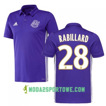 Koszulka Olympique Marsylia ANTOINE RABILLARD 28 Trzeci Stroje Piłkarskie 2017/18 Krótki Rękaw