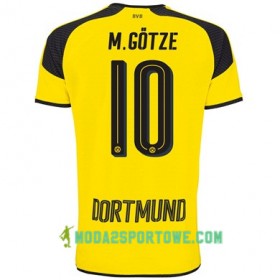 Koszulka Borussia Dortmund M GOTZE 10 Trzeci Stroje Piłkarskie 2017/18 Krótki Rękaw