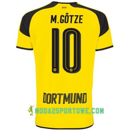 Koszulka Borussia Dortmund M GOTZE 10 Trzeci Stroje Piłkarskie 2017/18 Krótki Rękaw