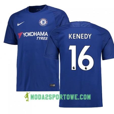 Koszulka Chelsea KENEDY 16 Domowe Stroje Piłkarskie 2017/18 Krótki Rękaw
