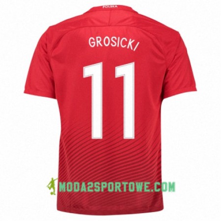 Koszulka Polska KAMIL GROSICKI Wyjazdowe Stroje Piłkarskie Euro 2016