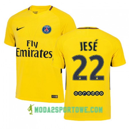 Koszulka Paris SG JESE 22 Wyjazdowe Stroje Piłkarskie 2017/18 Krótki Rękaw