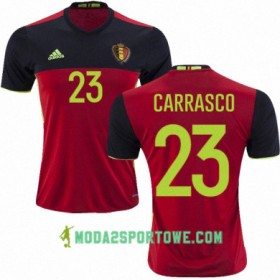 Koszulka Belgia YANNICK CARRASCO Domowe Stroje Piłkarskie Euro 2016