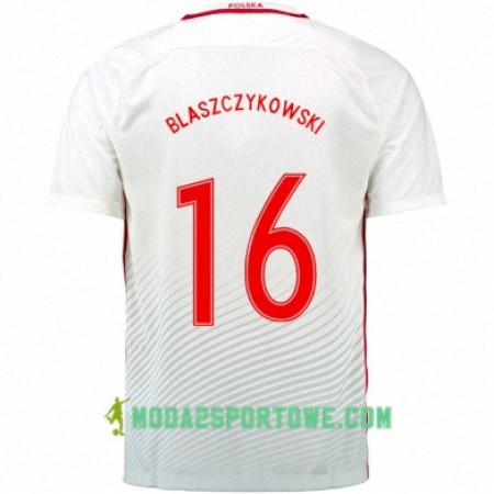 Koszulka Polska JAKUB BLASZCZYKOWSKI Domowe Stroje Piłkarskie Euro 2016