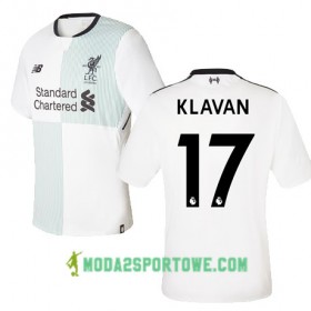 Koszulka Liverpool KLAVAN 17 Wyjazdowe Stroje Piłkarskie 2017/18 Krótki Rękaw