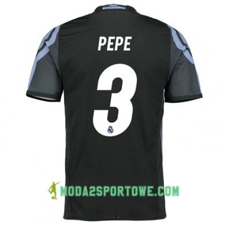 Koszulka Real Madryt PEPE 3 Trzeci Stroje Piłkarskie 2017/18 Krótki Rękaw
