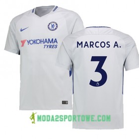 Koszulka Chelsea MARCOS A 3 Wyjazdowe Stroje Piłkarskie 2017/18 Krótki Rękaw