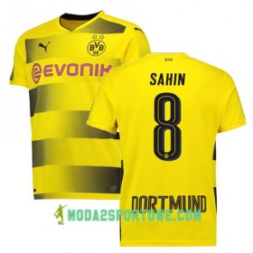 Koszulka Borussia Dortmund SAHIN 8 Domowe Stroje Piłkarskie 2017/18 Krótki Rękaw