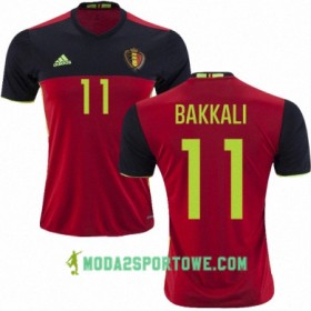 Koszulka Belgia ZAKARIA BAKKALI Domowe Stroje Piłkarskie Euro 2016