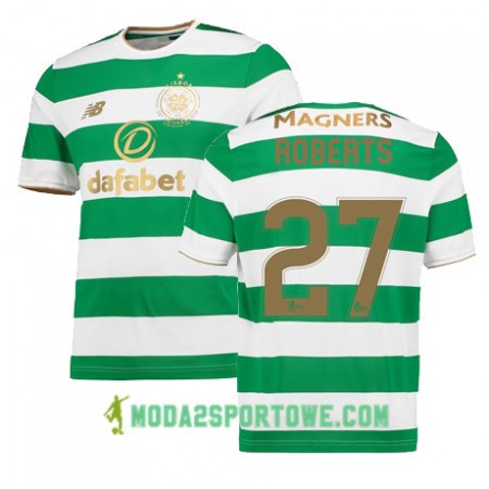 Koszulka Celtic FC PATRICK ROBERTS Domowe Stroje Piłkarskie 2017/18 Krótki Rękaw