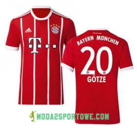 Koszulka Bayern Monachium FELIX GOTZE 20 Domowe Stroje Piłkarskie 2017/18 Krótki Rękaw