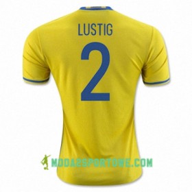 Koszulka Szwecja MIKAEL LUSTIG Domowe Stroje Piłkarskie Euro 2016