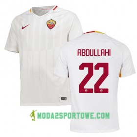 Koszulka AS Roma ABDULLAHI 22 Wyjazdowe Stroje Piłkarskie 2017/18 Krótki Rękaw
