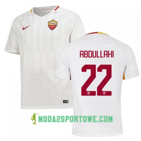 Koszulka AS Roma ABDULLAHI 22 Wyjazdowe Stroje Piłkarskie 2017/18 Krótki Rękaw