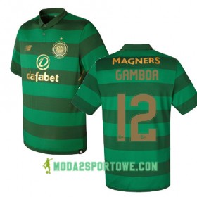 Koszulka Celtic FC CRISTIAN GAMBOA Wyjazdowe Stroje Piłkarskie 2017/18 Krótki Rękaw