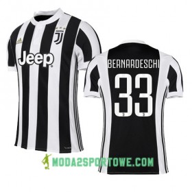 Koszulka Juventus BERNARDESCHI 33 Domowe Stroje Piłkarskie 2017/18 Krótki Rękaw